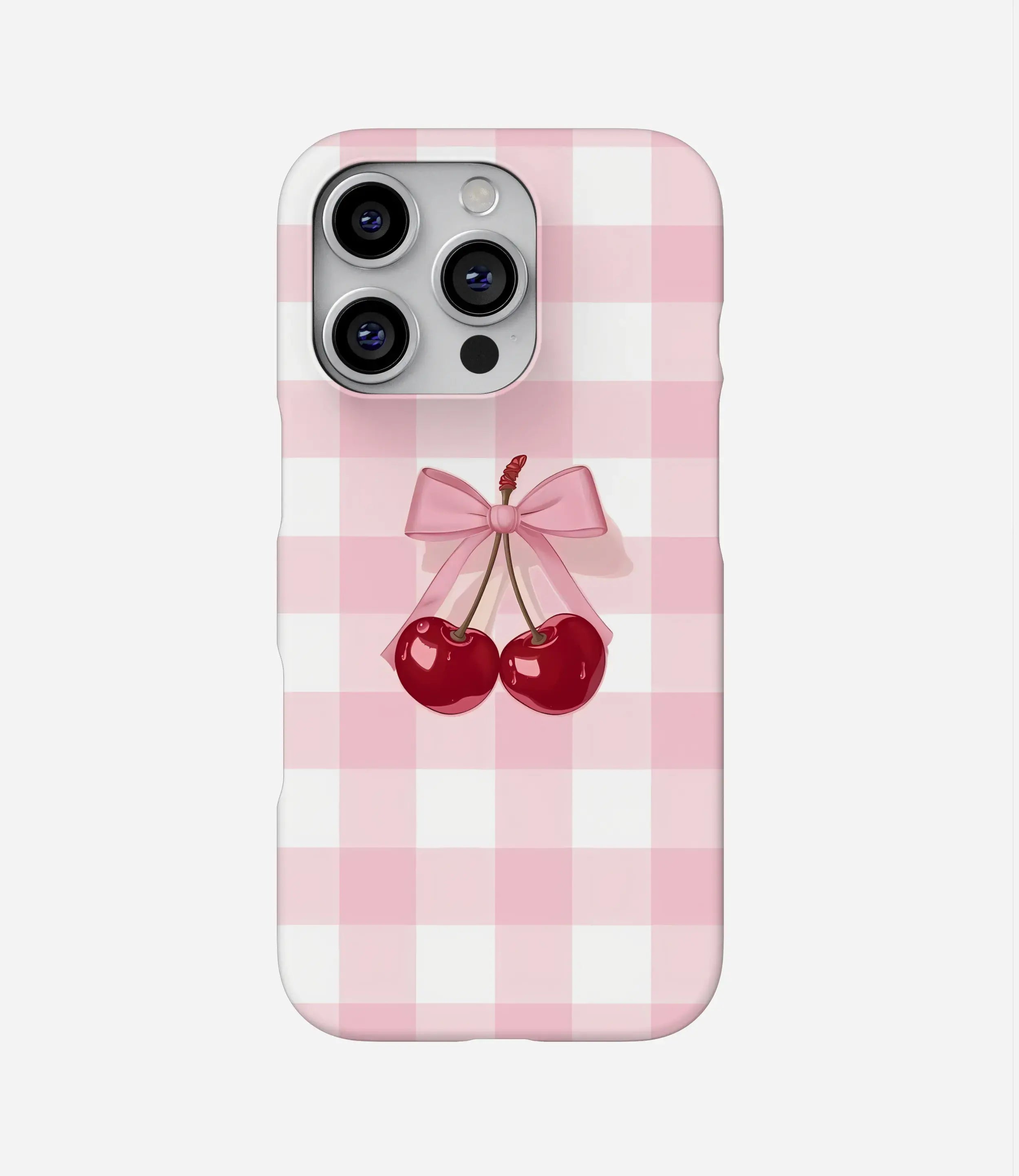 Cherry Ribbon Picnic Hard Case