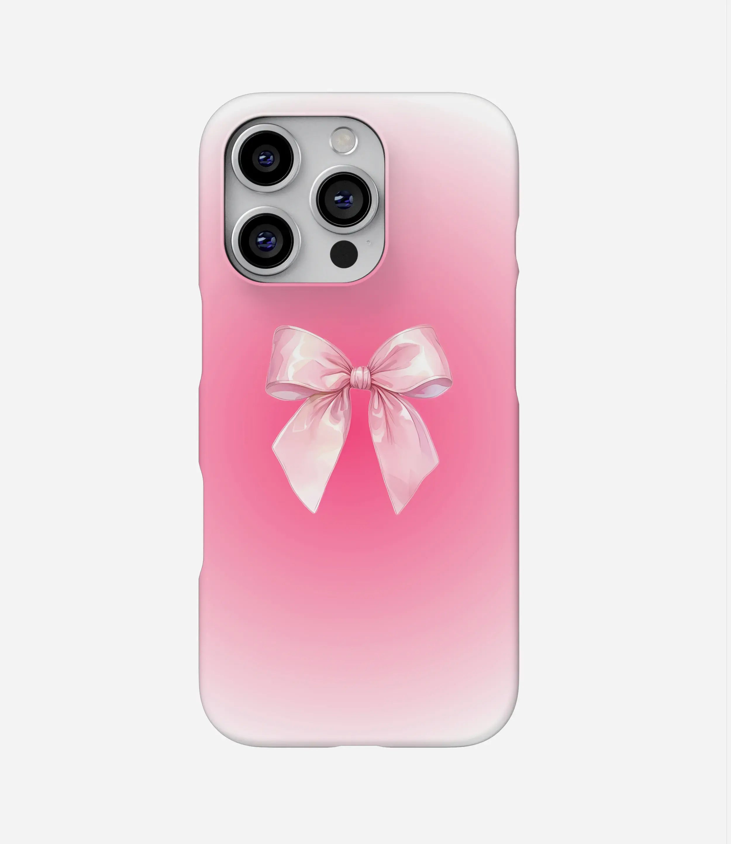 Pink Aura Bow Hard Case