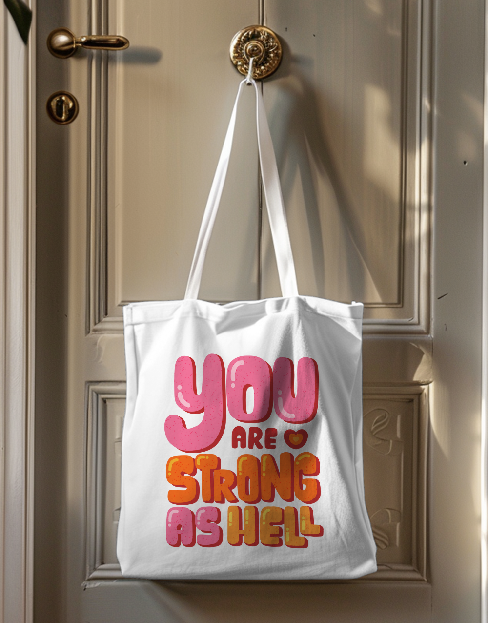 Strong As Hell Tote Bag