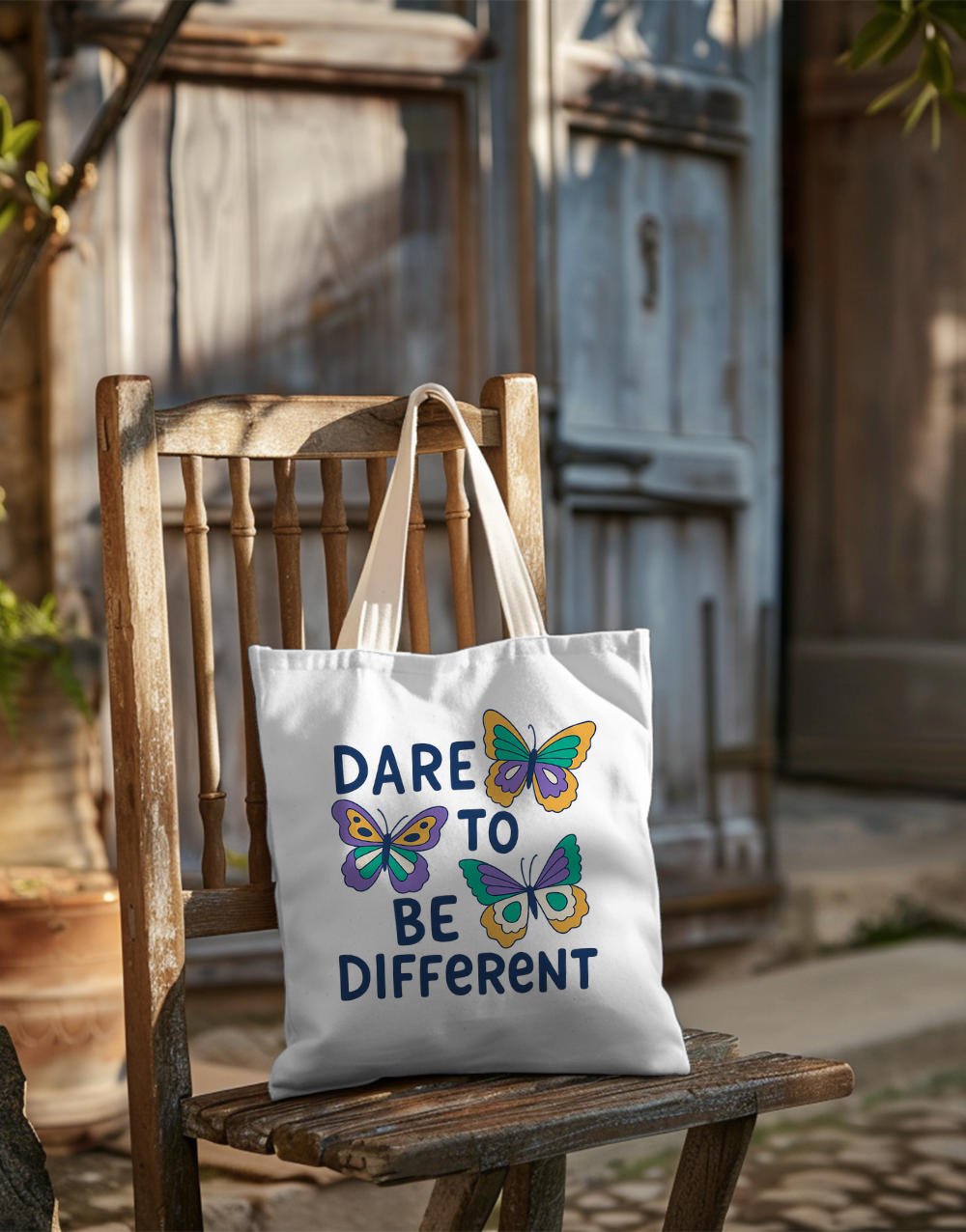 Date to Be Different Tote Bag
