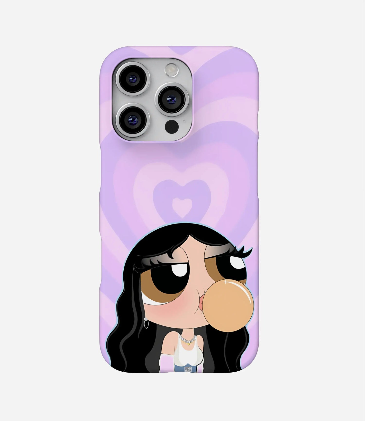 Purple Bubble Babe Hard Case