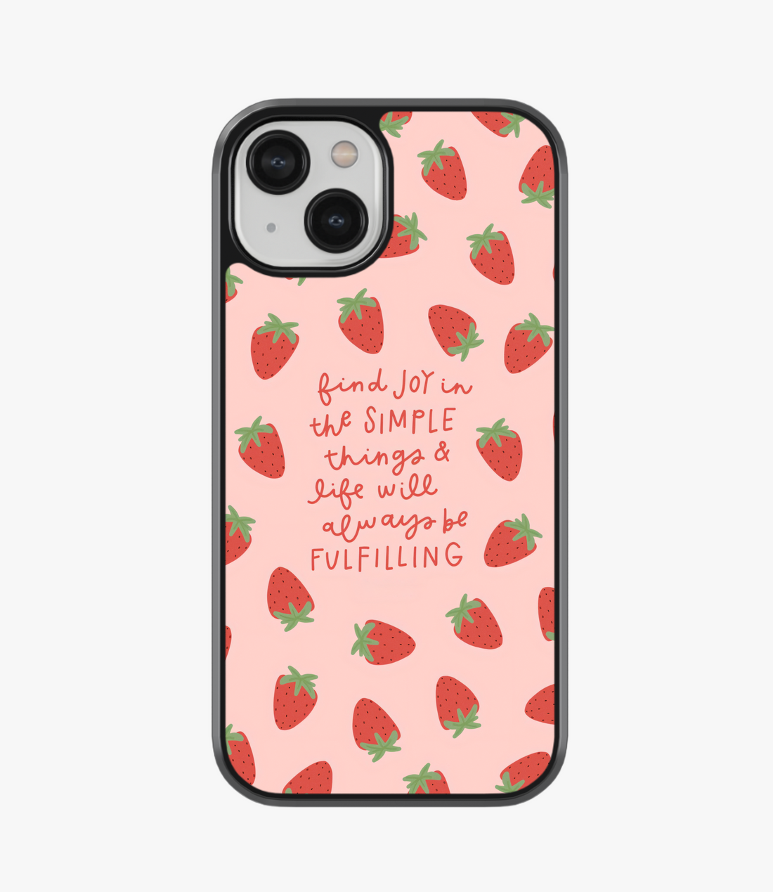 Strawberry Joy Matte Phone Case